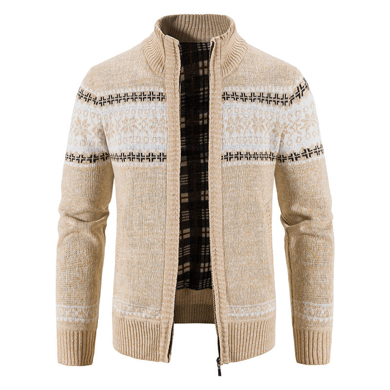 Men's knitted jacket with innovative design Lune London