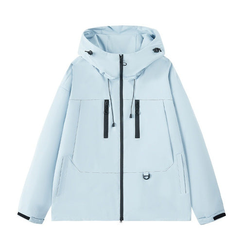 Men's breathable outdoor jacket with adjustable hood and multiple pockets Amarae
