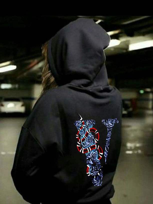 Women's hoodie with graphic statement and unique pattern Amarae