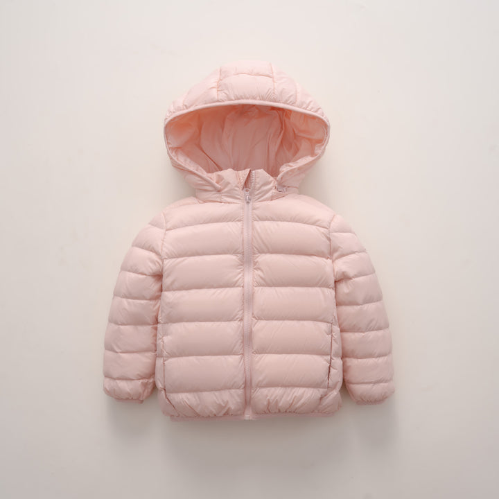 Ladies warm quilted jacket with hood Amarae