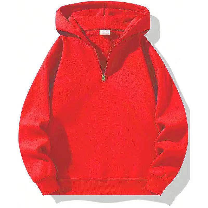 Hooded sweater for women with high collar and full zip Lune London