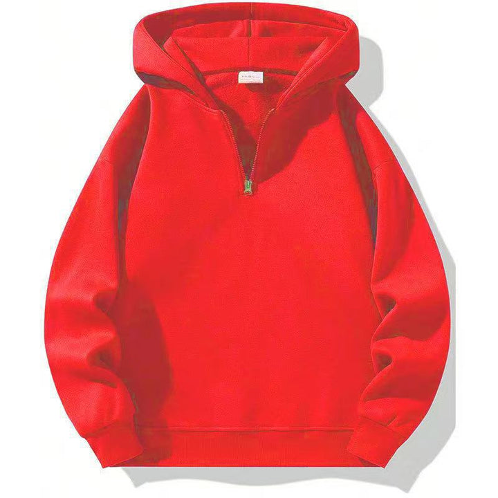 Hooded sweater for women with high collar and full zip Lune London