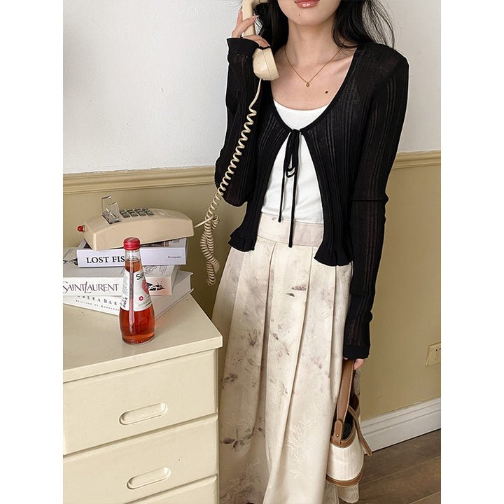 Ladies Elegant Maxi Skirt with Floral Pattern Chic & Stil