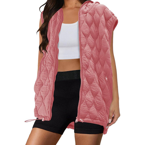 Lady hoodie with quilted design Amarae