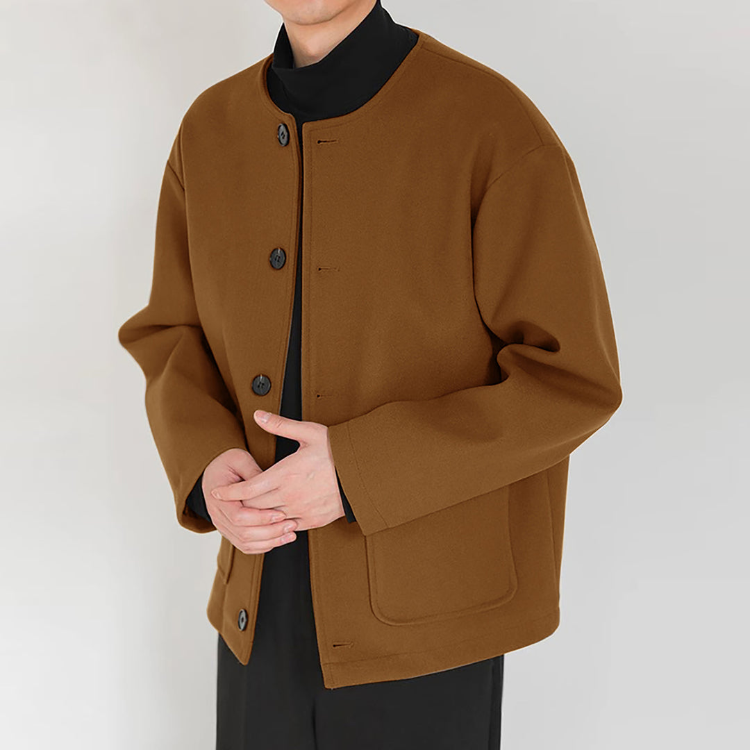 Women's transition jacket with practical pockets and button closure Lune London