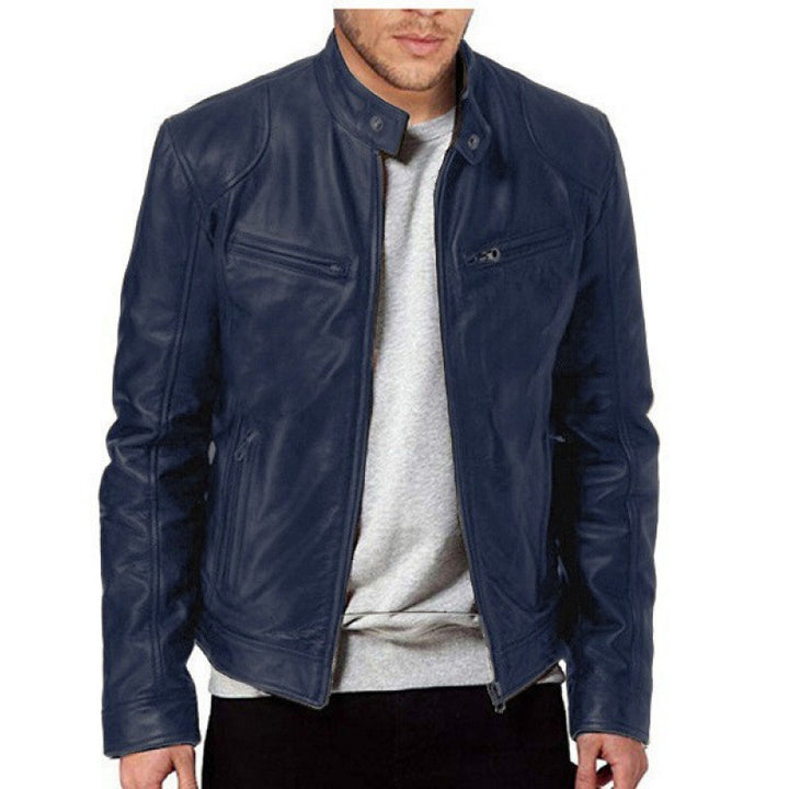Premium leather biker jacket for men Lune London