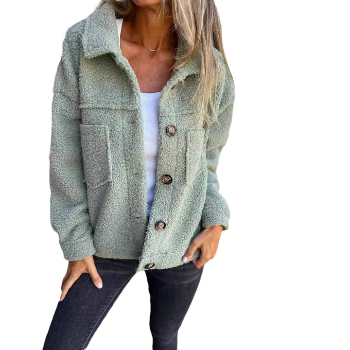 Ladies cozy and stylish fleece jacket with pockets Amarae