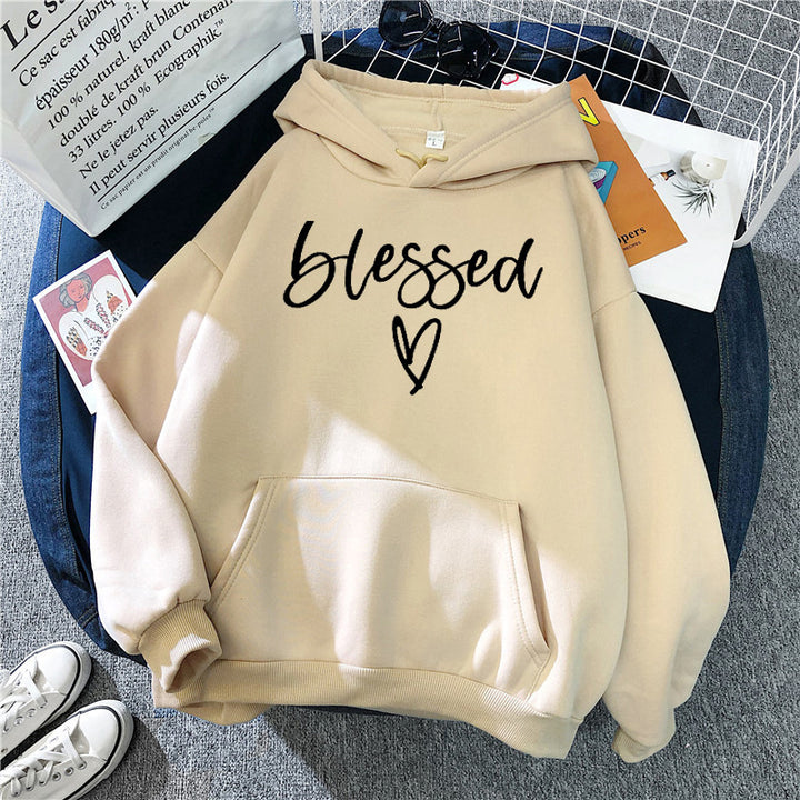 Women's comfortable hoodie with inspiring print Chic & Stil