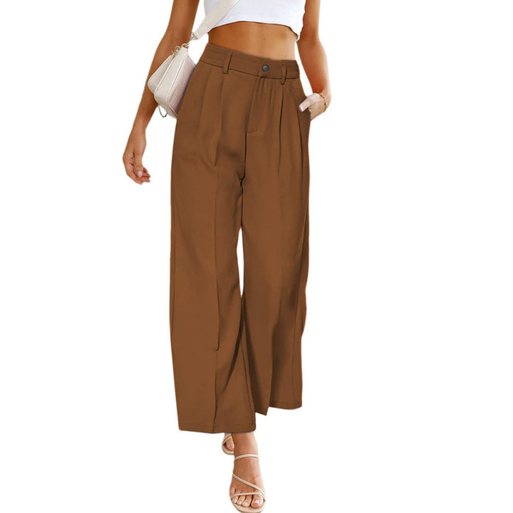 Women's high jump pants with elegant draping Lune London