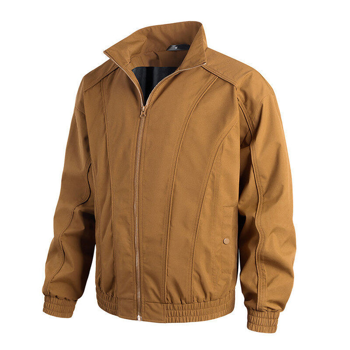 Leisure jacket for men with stand-up collar and elastic waist Lune London