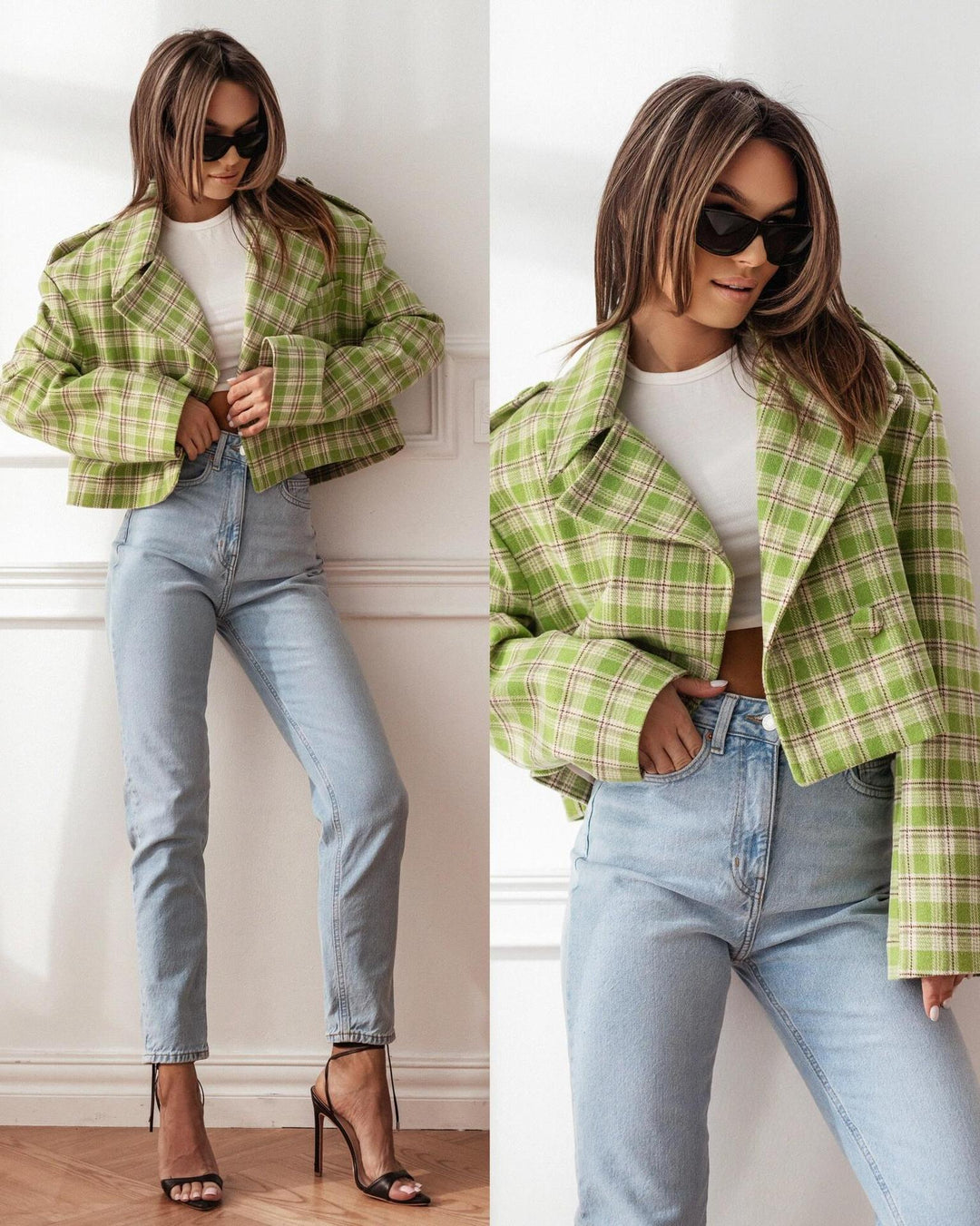 Elegant short jacket for women with a casual fit and practical pockets Lune London