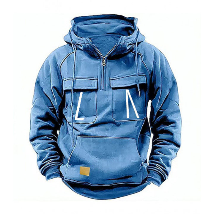 Men's casual hooded sweatshirt with pockets and modern fit Amarae