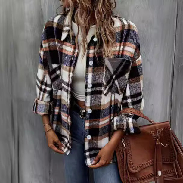 Casual checked shirt for women Lune London