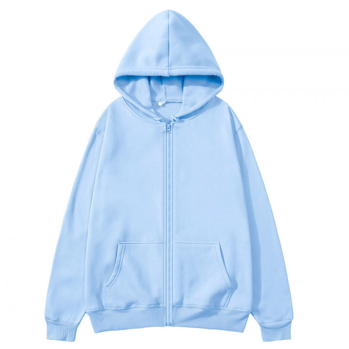 Ladies Fleece Hoodie with full zip and handy pockets Lune London