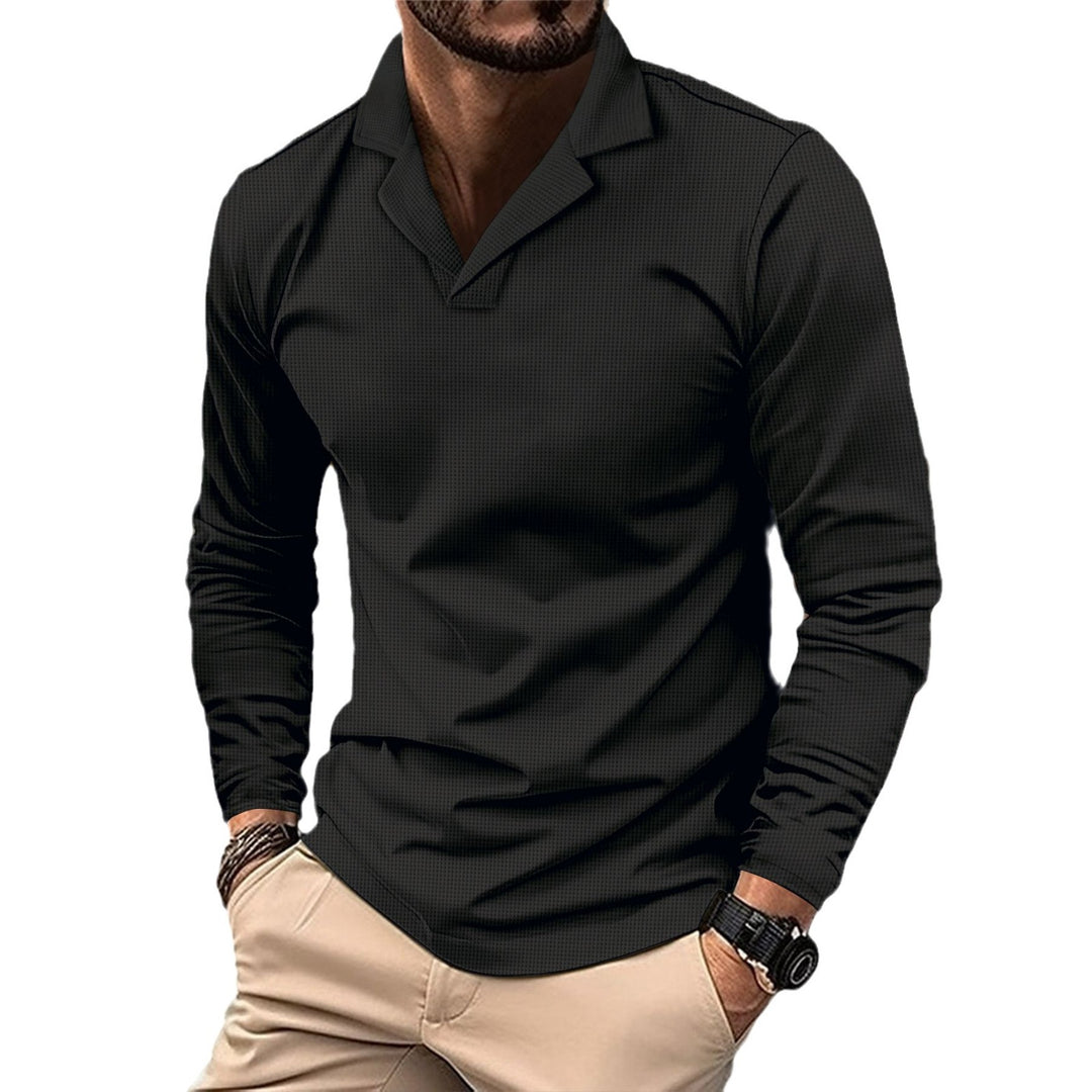 Trendy long sleeve shirt for men with textured design Lune London