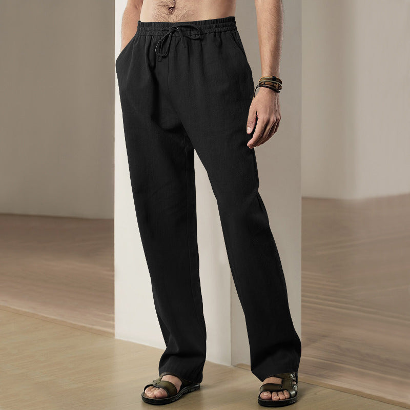 Casual men's pants with elastic waist and practical pockets Lune London