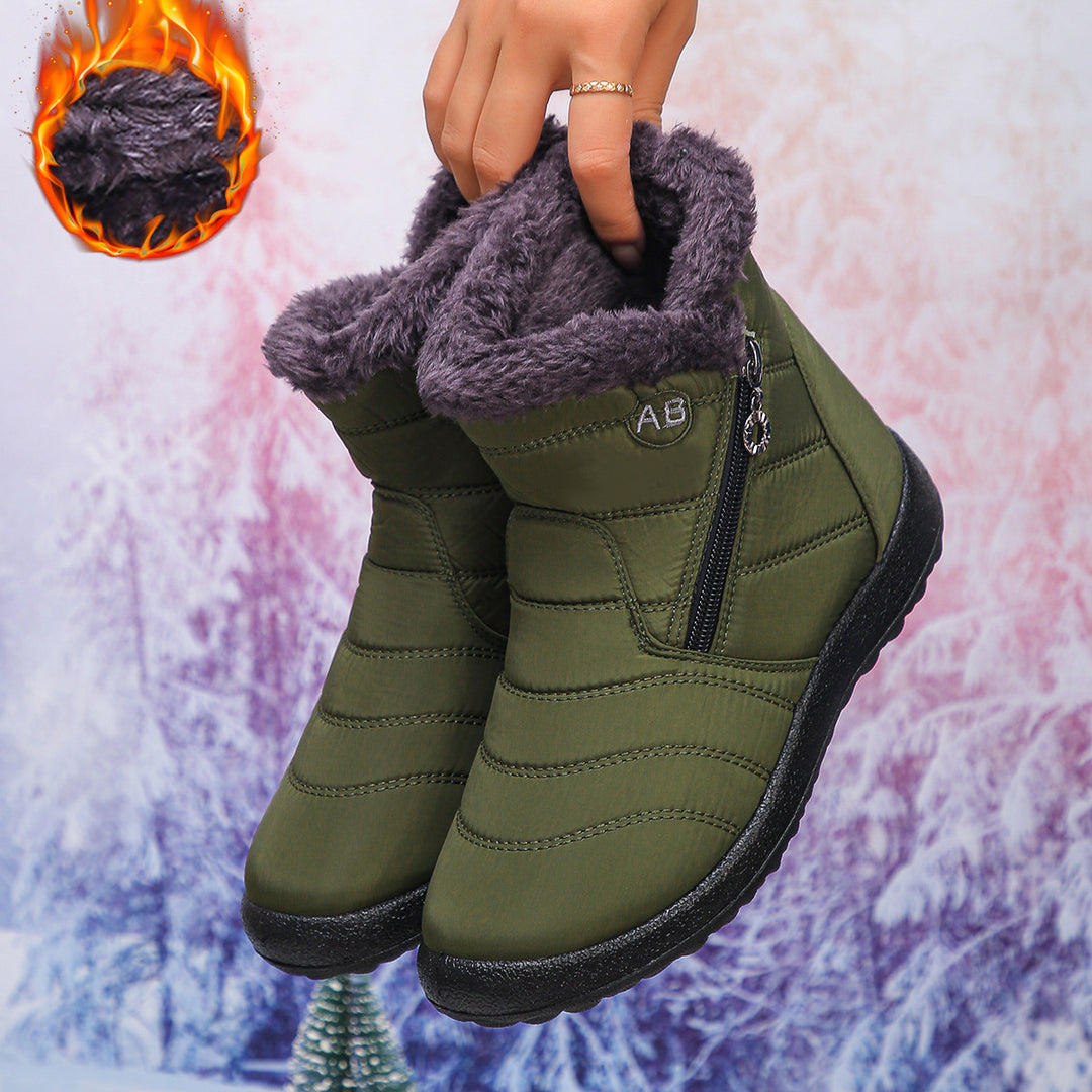 Thermal winter boots for women with cozy lining and side zip Lune London