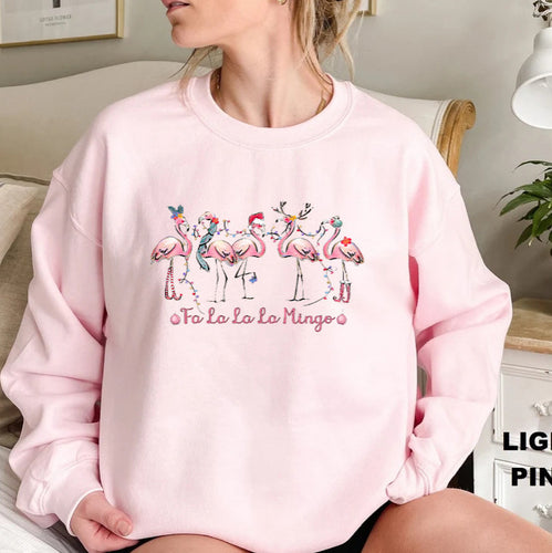 Sweatshirt pour femmes avec motif flamant rose original et coupe décontractée Chic & Stil