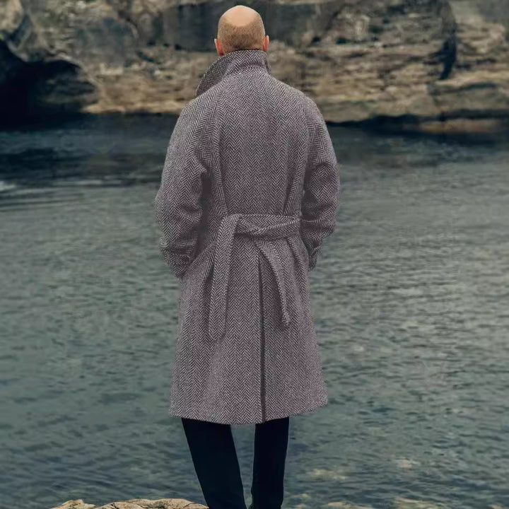 Elegant Duffle coat for men with modern details and practical pockets Amarae