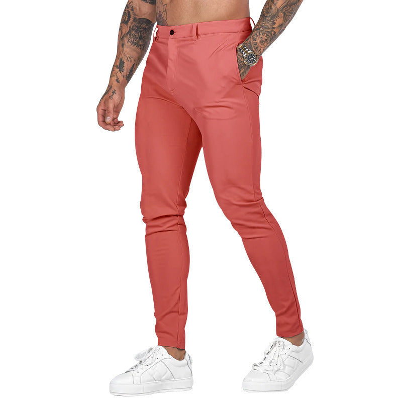 Slim-fit chinos for men from Lune London