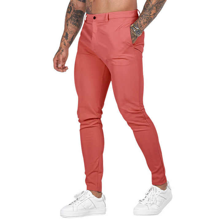 Slim-fit chinos for men from Lune London