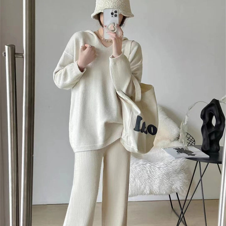 Ensemble Tricot Douillet Femme avec Coupe Ample et Design Élégant Chic & Stil