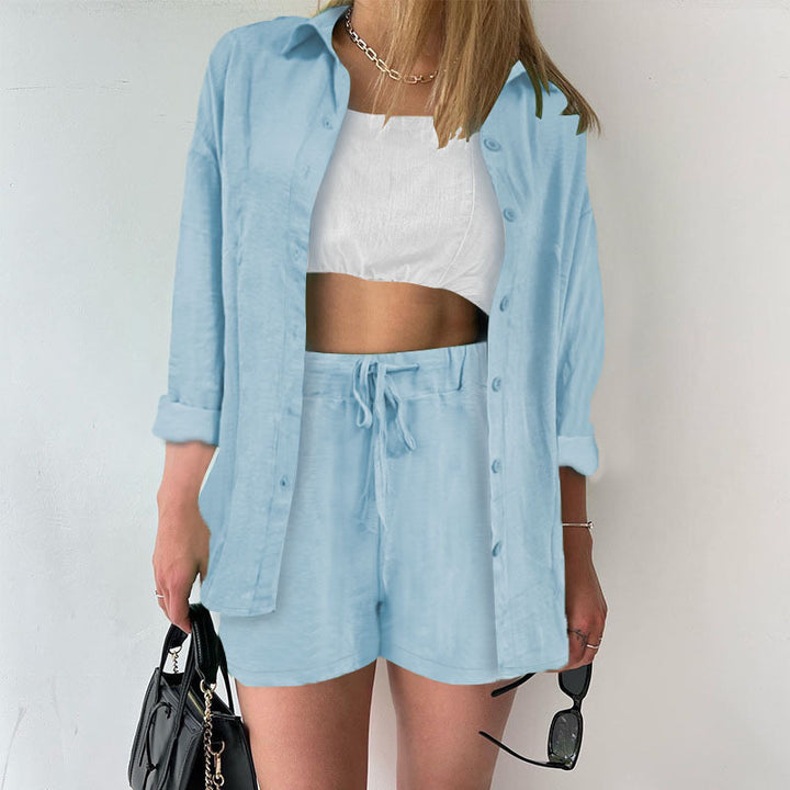 Amarae Linen Casual Set for Women