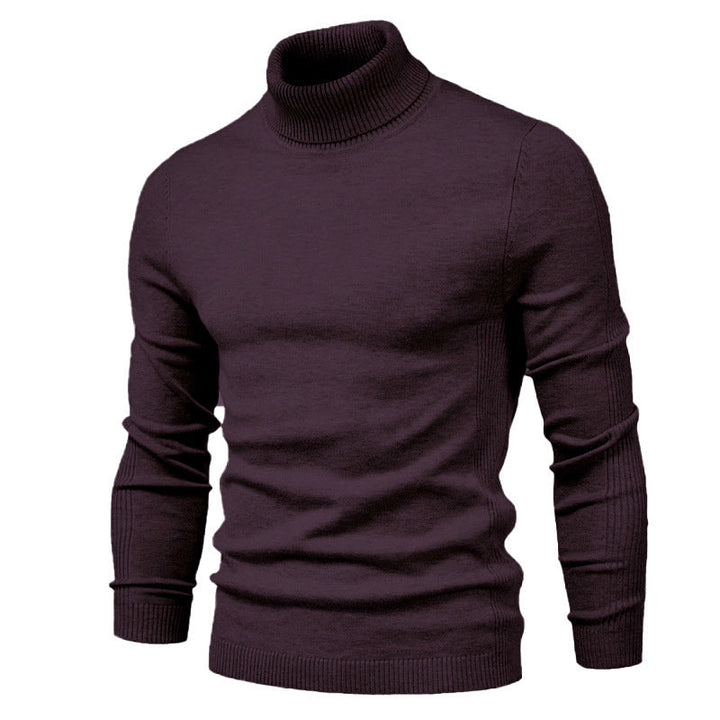 Men's Fashionable Turtleneck Sweater Made Of Fine Merino Wool Lune London