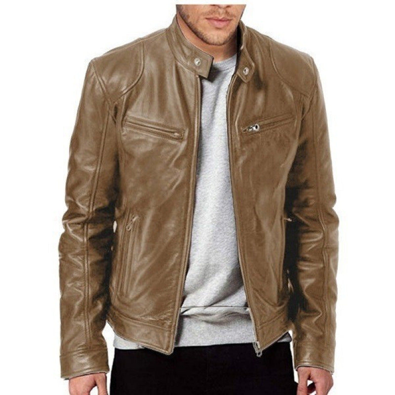Premium leather biker jacket for men Lune London