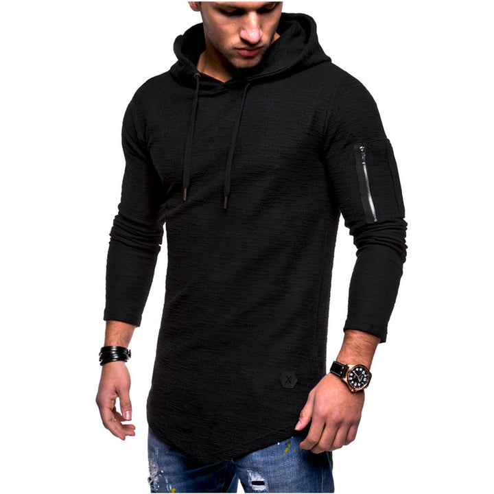 Men's casual hoodie with stylish zipper Amarae