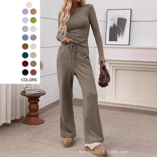 Ensemble décontracté à manches longues pour femmes avec coupe ample Chic & Stil