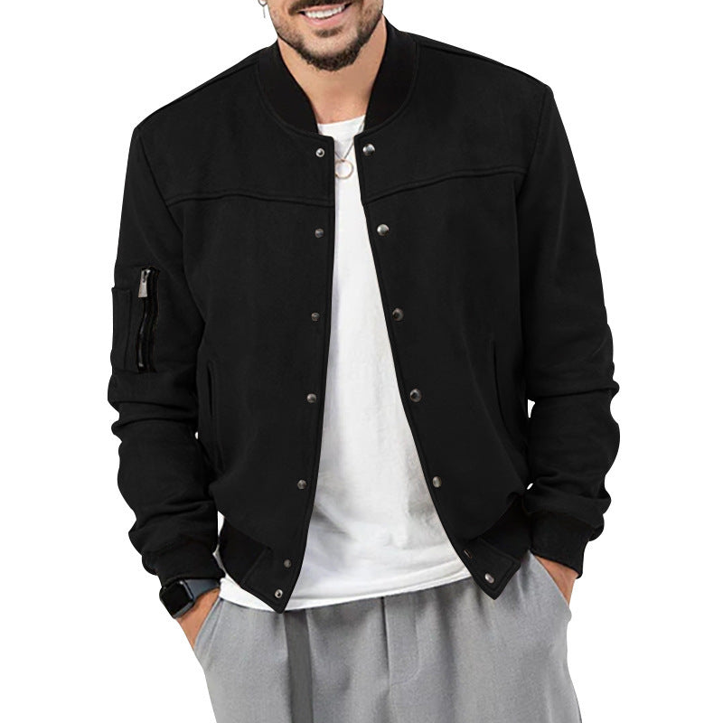 Men's bomber jacket in a casual style with practical pockets Lune London