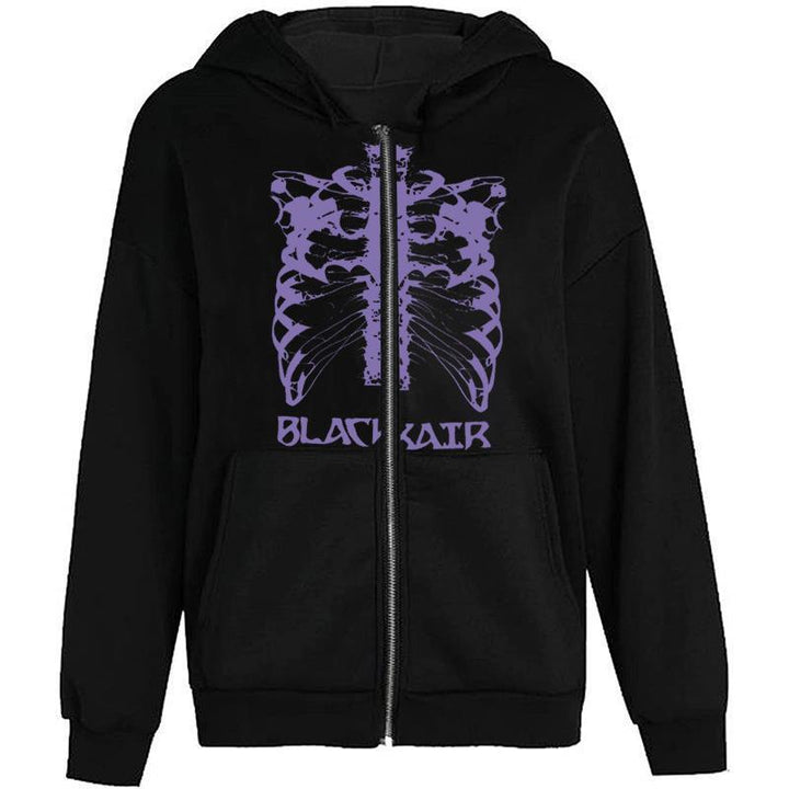 Women’s hoodie with innovative skeleton design Lune London