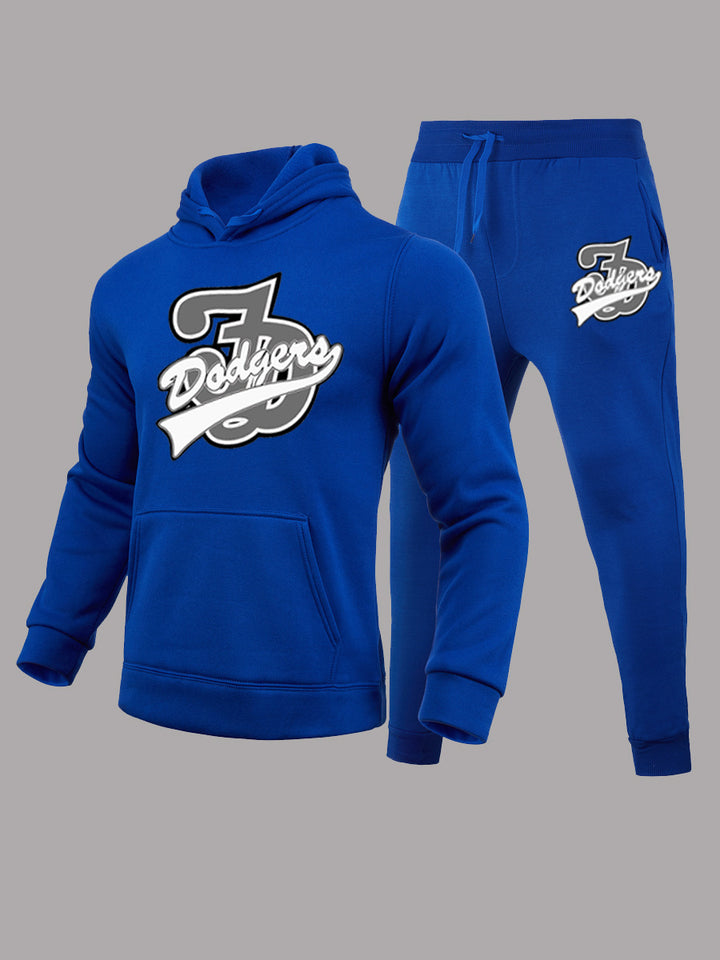 Men's Sport Hoodie and Jogging Pants Set with striking Lune London print