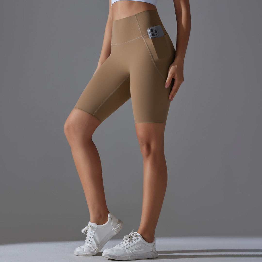 Women's Cycling Shorts with High Waist and Practical Side Pockets Amarae