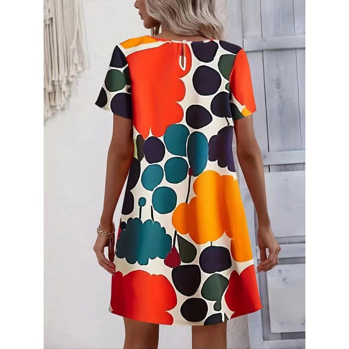 Chic and Stylish Printed Shift Dress for Women