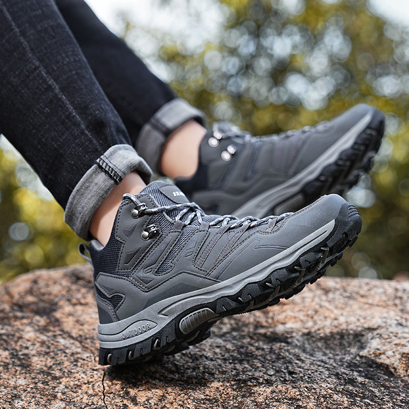 Women's ankle-height trail hiking boots with breathable mesh and gripping profile sole Amarae
