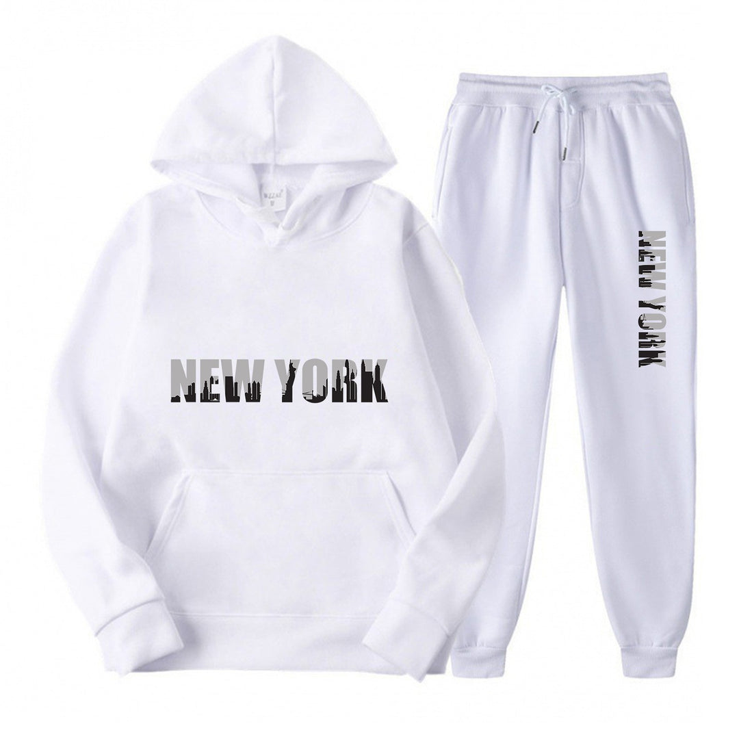 Women's sporty tracksuit with stylized New York print Chic & Stil