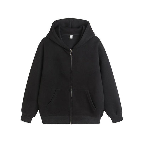 Hooded jacket for women with practical zipper Amarae