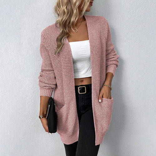 Amarae | Cardigan - Knitted Open Front - Casual Fit - Long Sleeves with Ribbed Cuffs