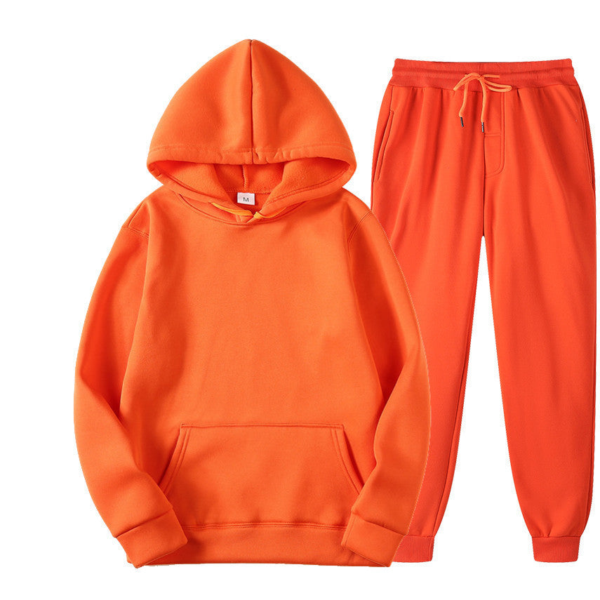 Women's hooded tracksuit set with elastic waist and handy side pockets Lune London