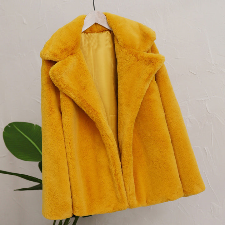 Ladies Flauscher Coat Lune London