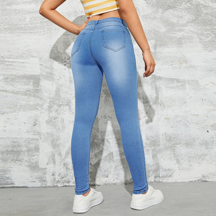 Women's High-Waist Skinny Jeans with shaping stretch and push-up effect Amarae