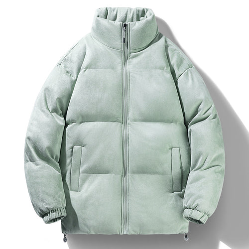 Ladies down jacket with high collar and pockets Amarae