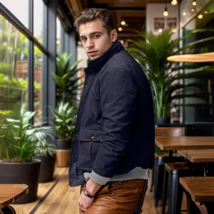 Comfortable utility jacket for men with practical pockets Lune London