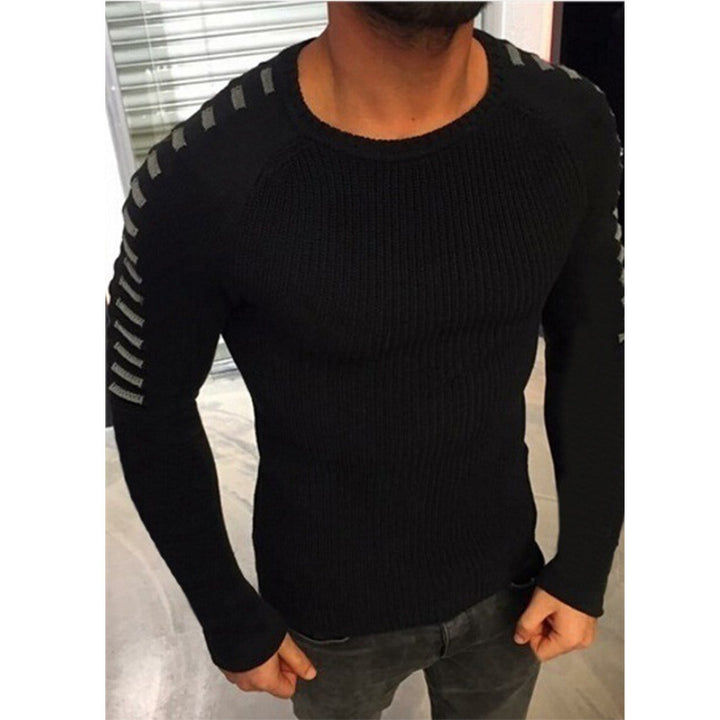 Knitted sweater for men with an innovative design and structured sleeves Lune London