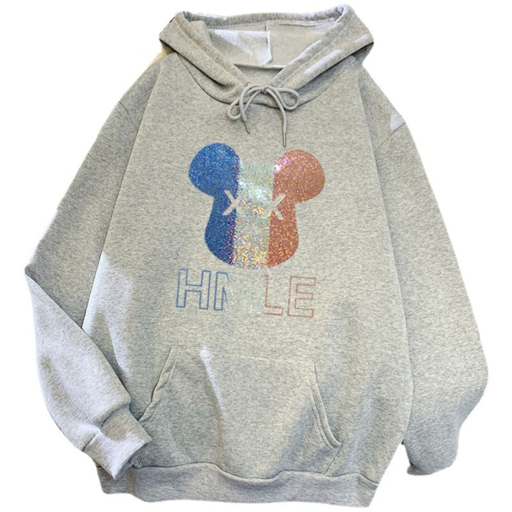 Women's hoodie with artistic bear motif Chic & Stil
