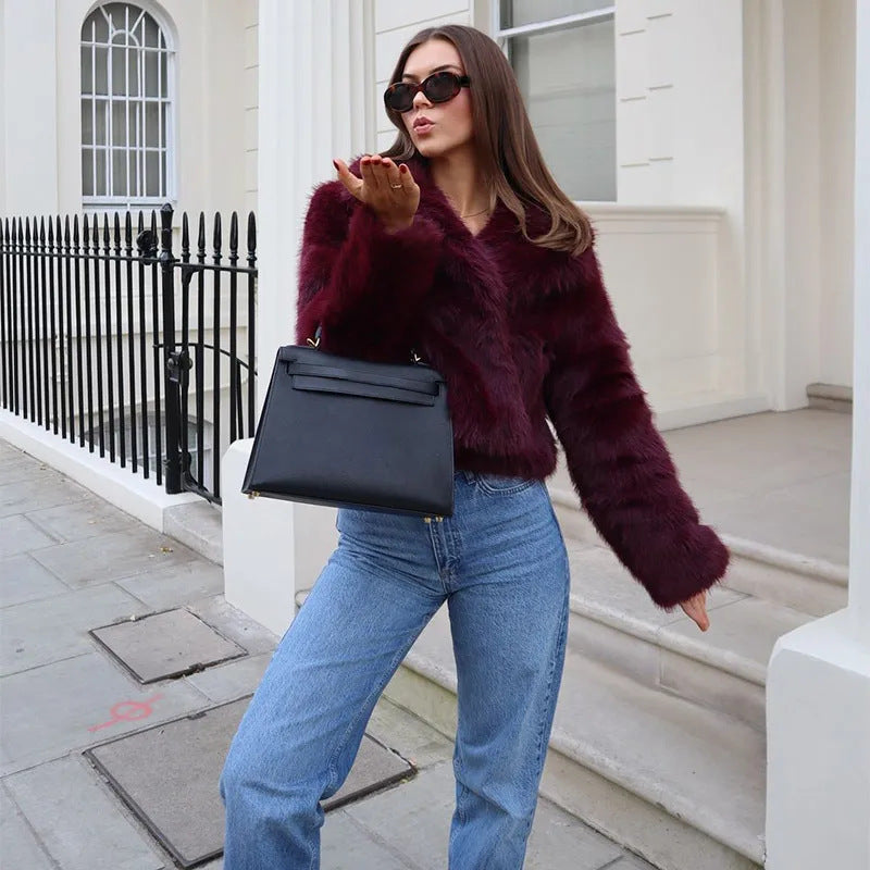 Cozy fleece coat for women Lune London