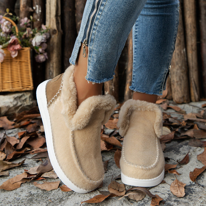 Comfortable winter boots for ladies with plush lining and sturdy sole Lune London