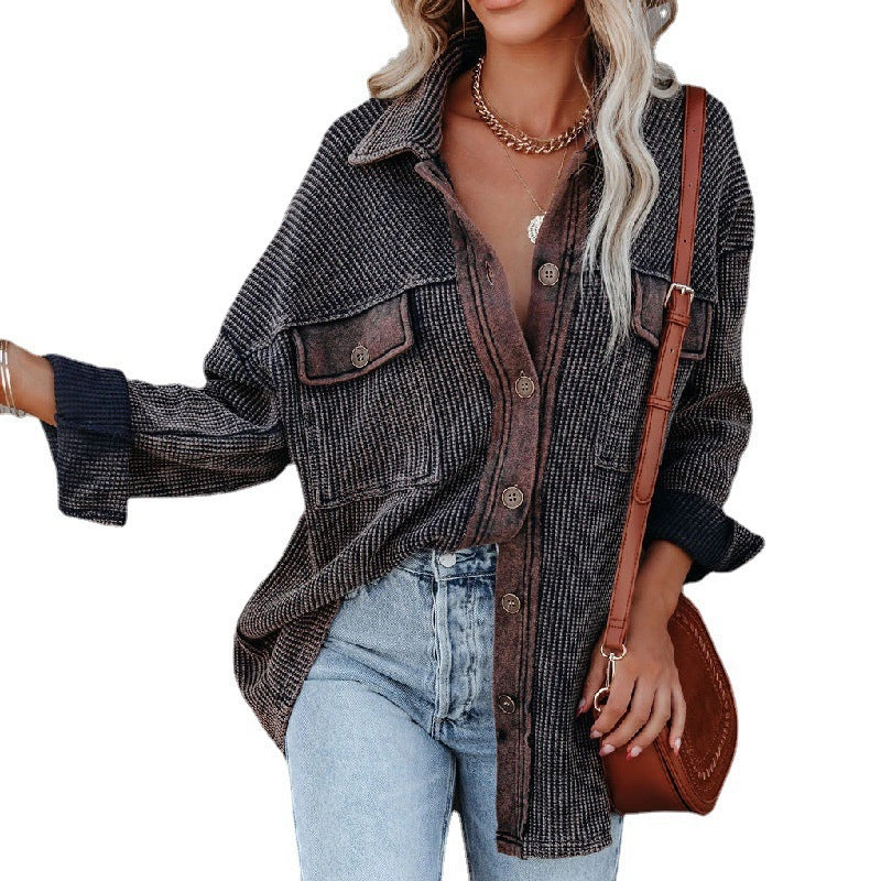 Casual overshirt jacket for women with a structured design and practical pockets Lune London